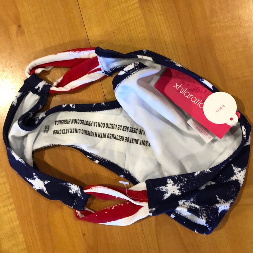 Swimsuit bikini bottom XS Stars stripes NWT - Picture 2 of 5